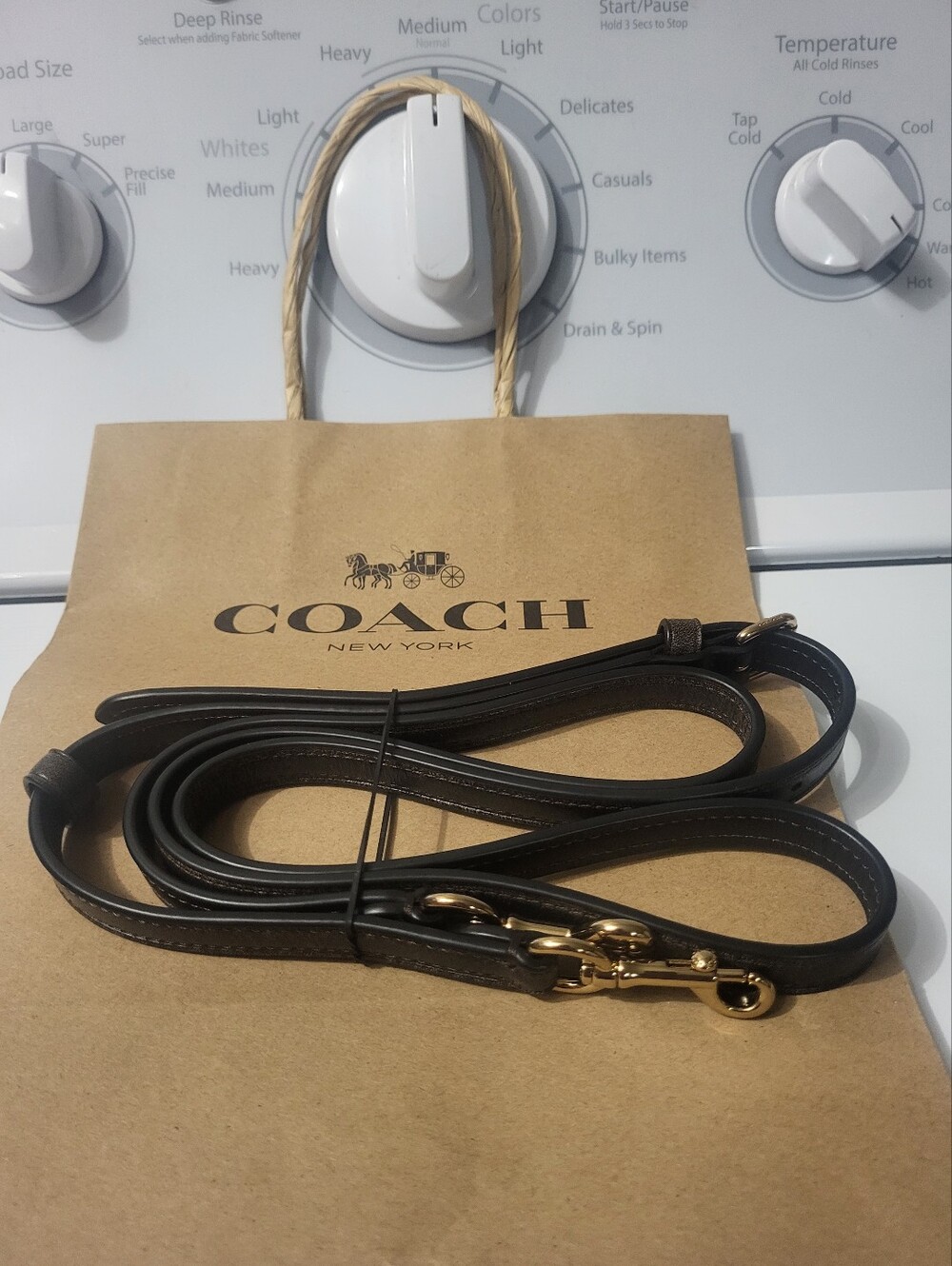 Coach Loved Leather Crossbody Bag Strap